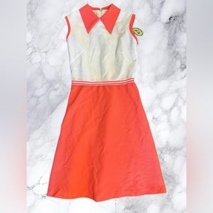 1960s Flutterbye Tennis Dress - image 1